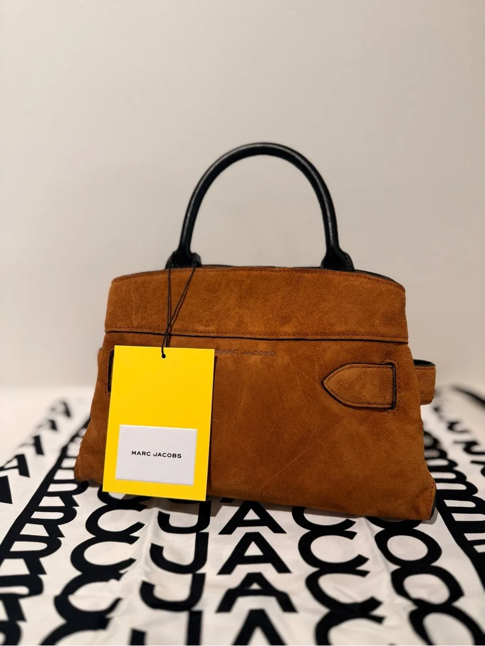 NWT Marc Jacobs suede THE DAKOTA SMALL SATCHEL- copper